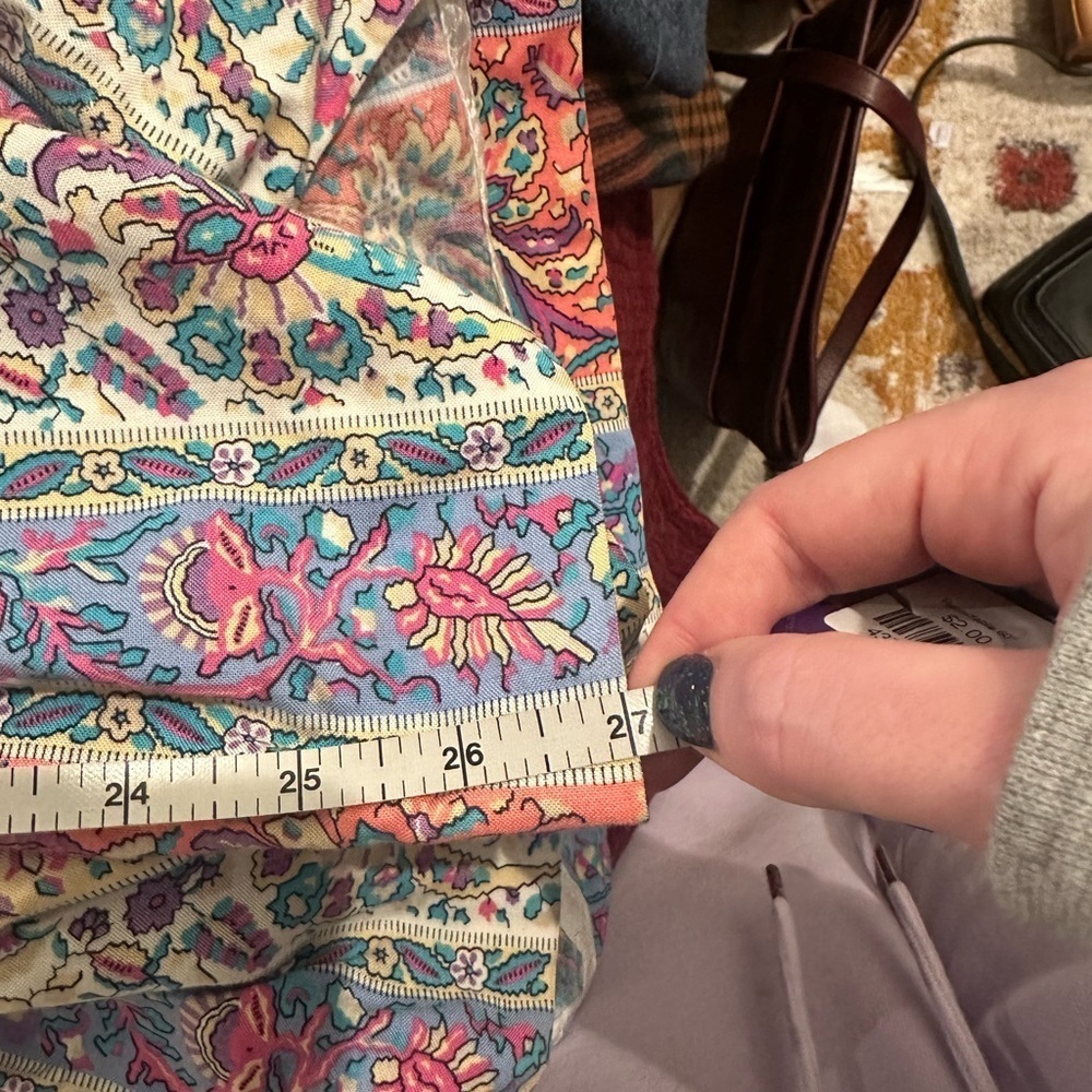 Vintage paisley midi skirt - Picture 5 of 5